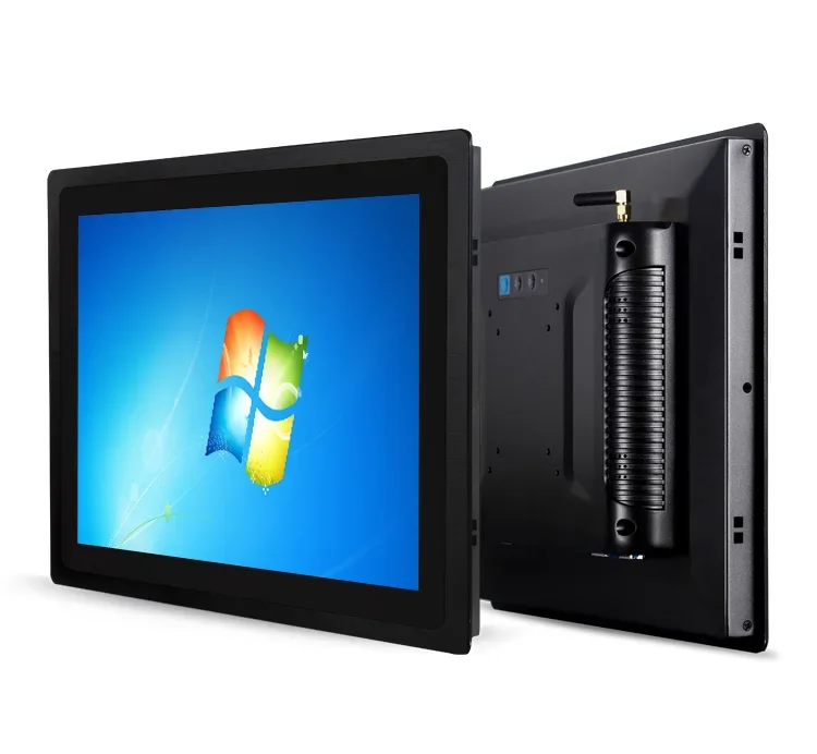 15 Inch 3mm Bezel Embedded Style X86 J1900 J4125 J6412 Industrial Panel PC WIN7/8/10 I3 I5 I7 Touch Screen All In One Computer