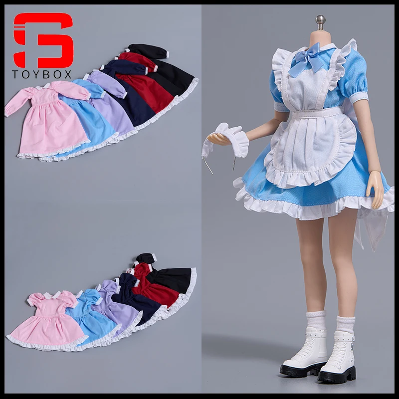 

【2025 Q3】cdtoys cd083 1/6 Scale Cute Maid Dress Shoes Socks Clothes Accessory Model Fit 12" Female Soldier Action Figure Body