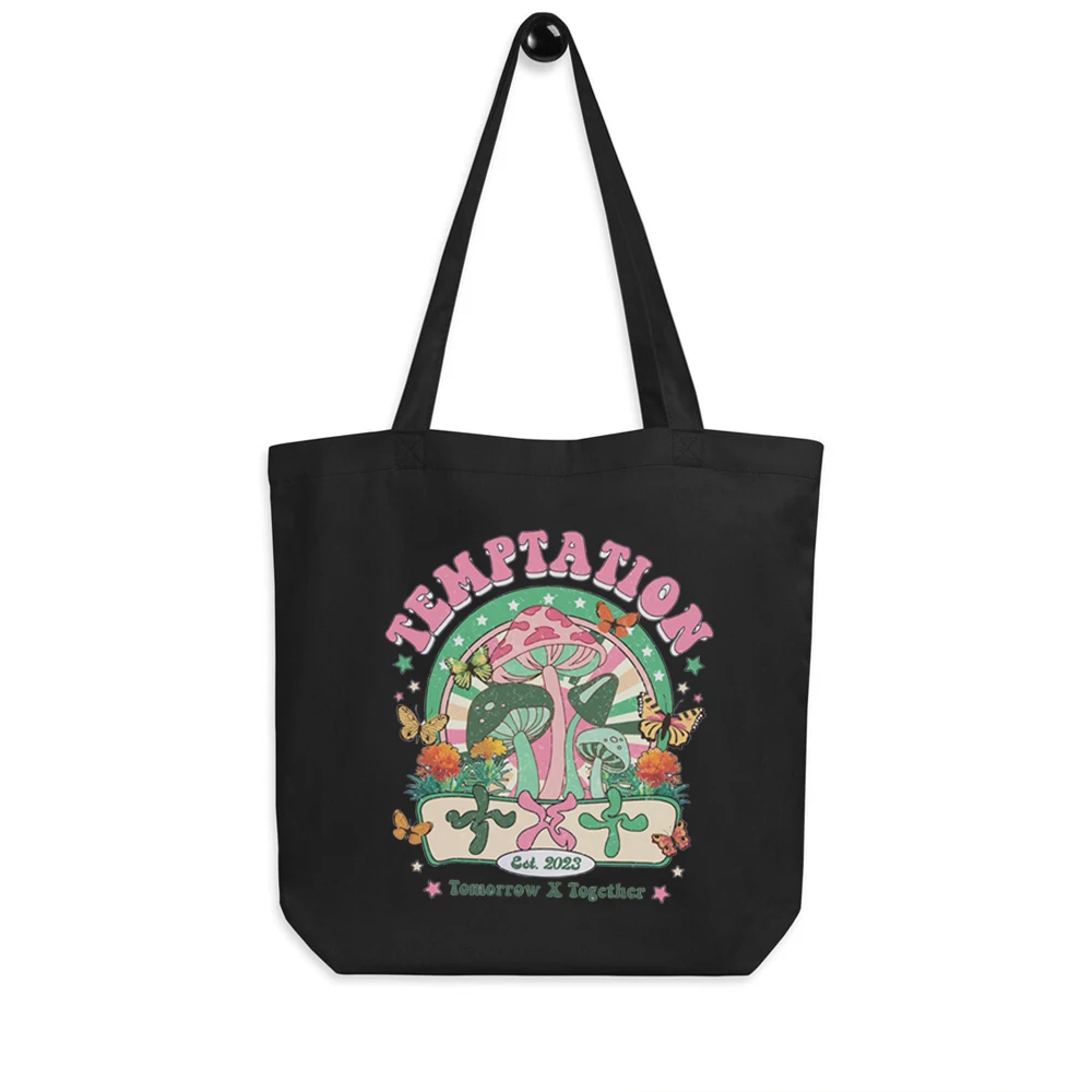 Pokusa TXT TXT tote bag K-pop płócienna torba TXT Moa Lovesick Tour pokusa niebieska godzina cukru pomadka rozjaśniająca torba na ramię dojeżdżająca