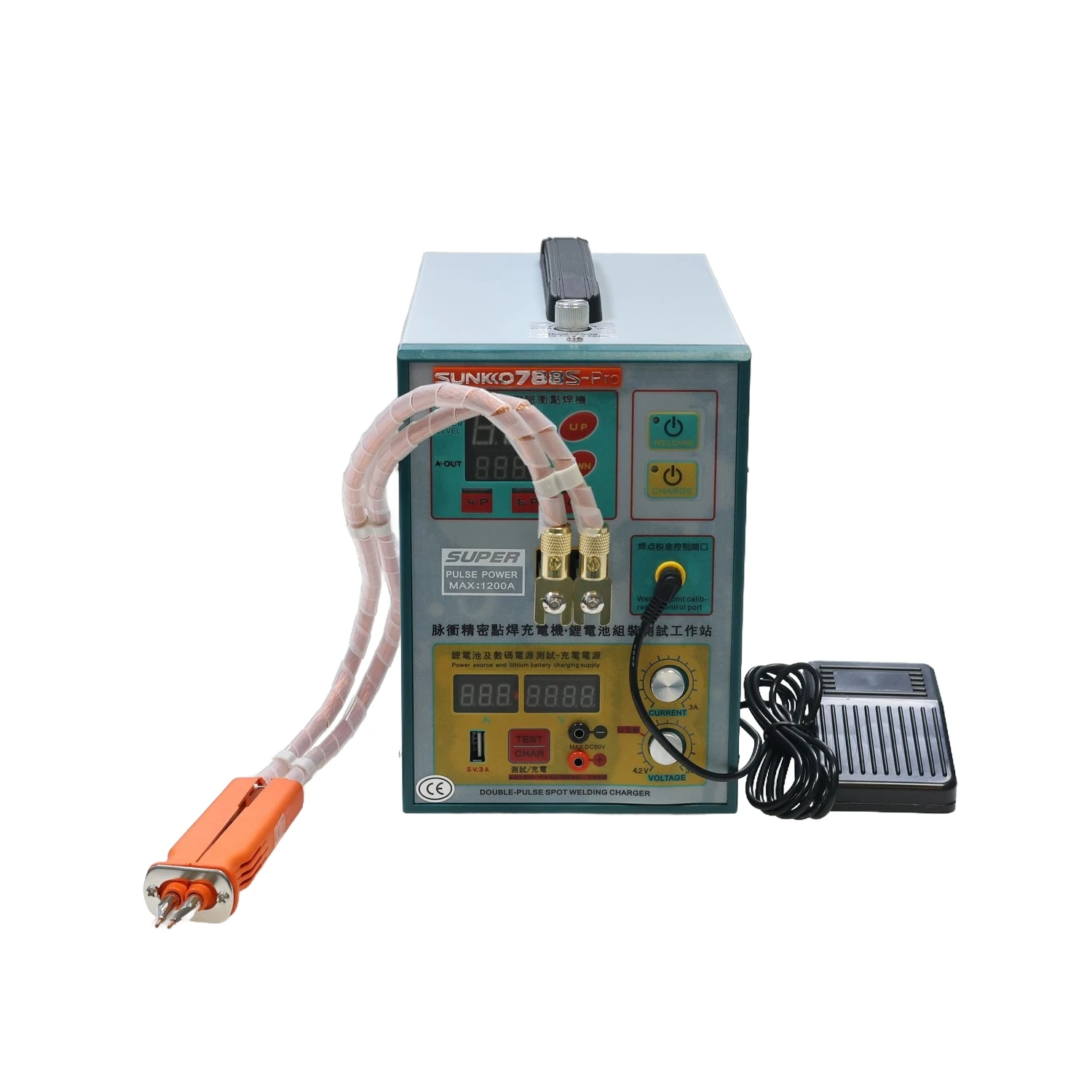 

Lithium Battery Spot Welder SUNKKO 788S-PRO Adjustable Current for Iron Nickel Titanium with Charging Function