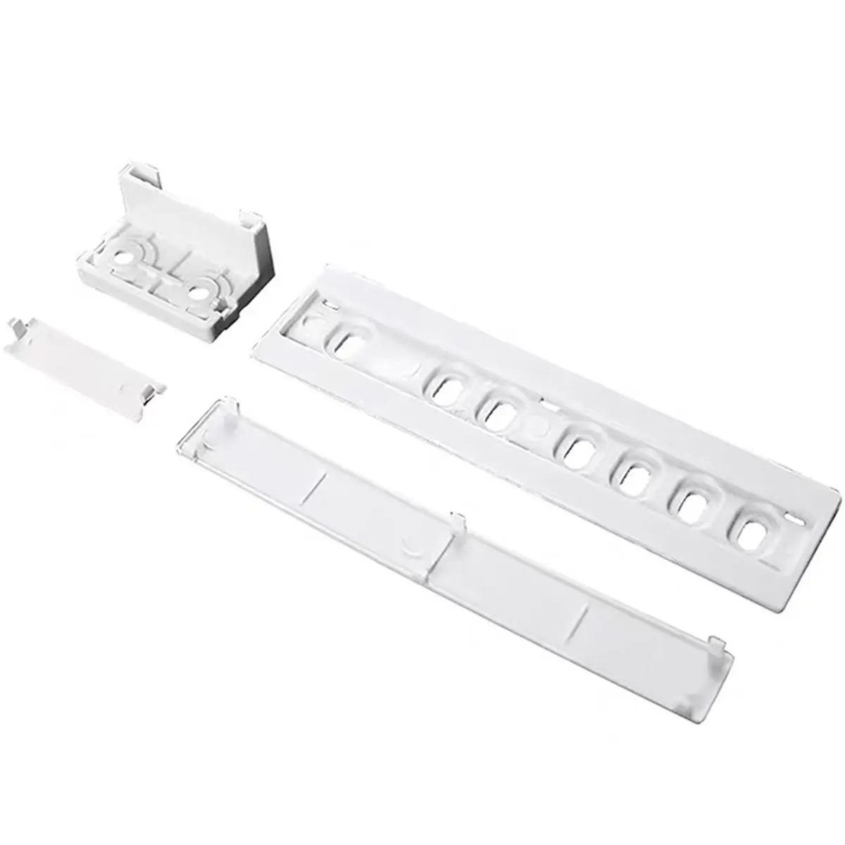 A78I Integrated Home Refrigerator Door Plastic Mounting Bracket Fixing Slide Kits for Freezer Refrigerator Door Shelf Rail