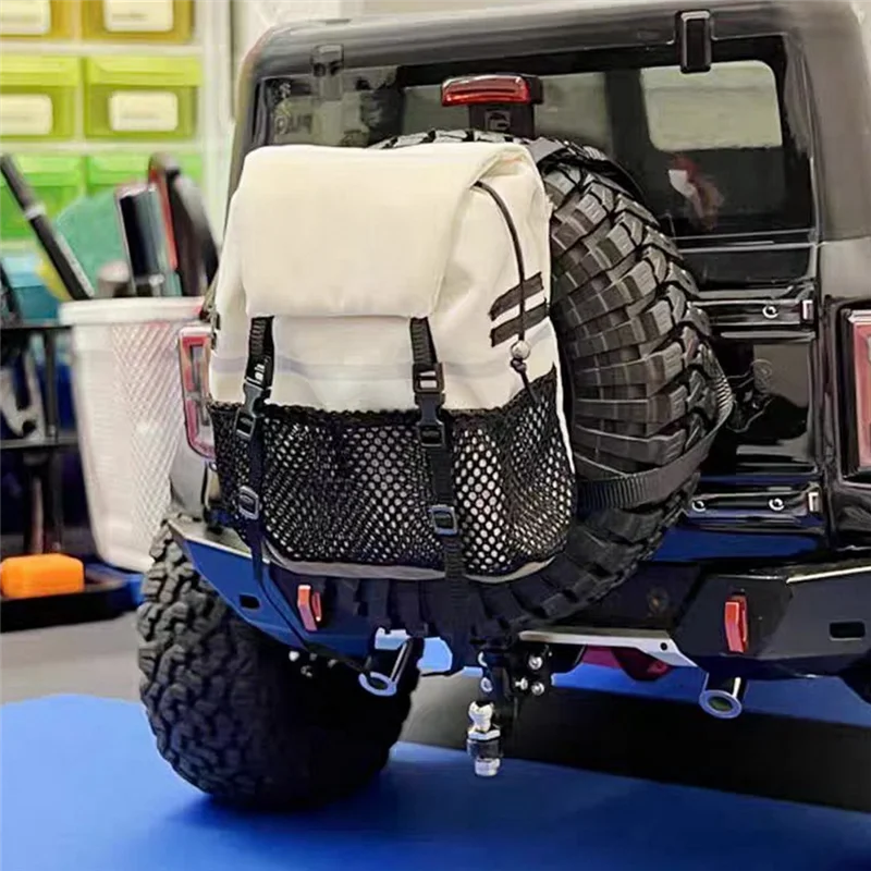 Zaino per simulazione in scala B05C per zaino per simulazione auto 1/10 1/8 RC per 1/10 1/8 RC bianco