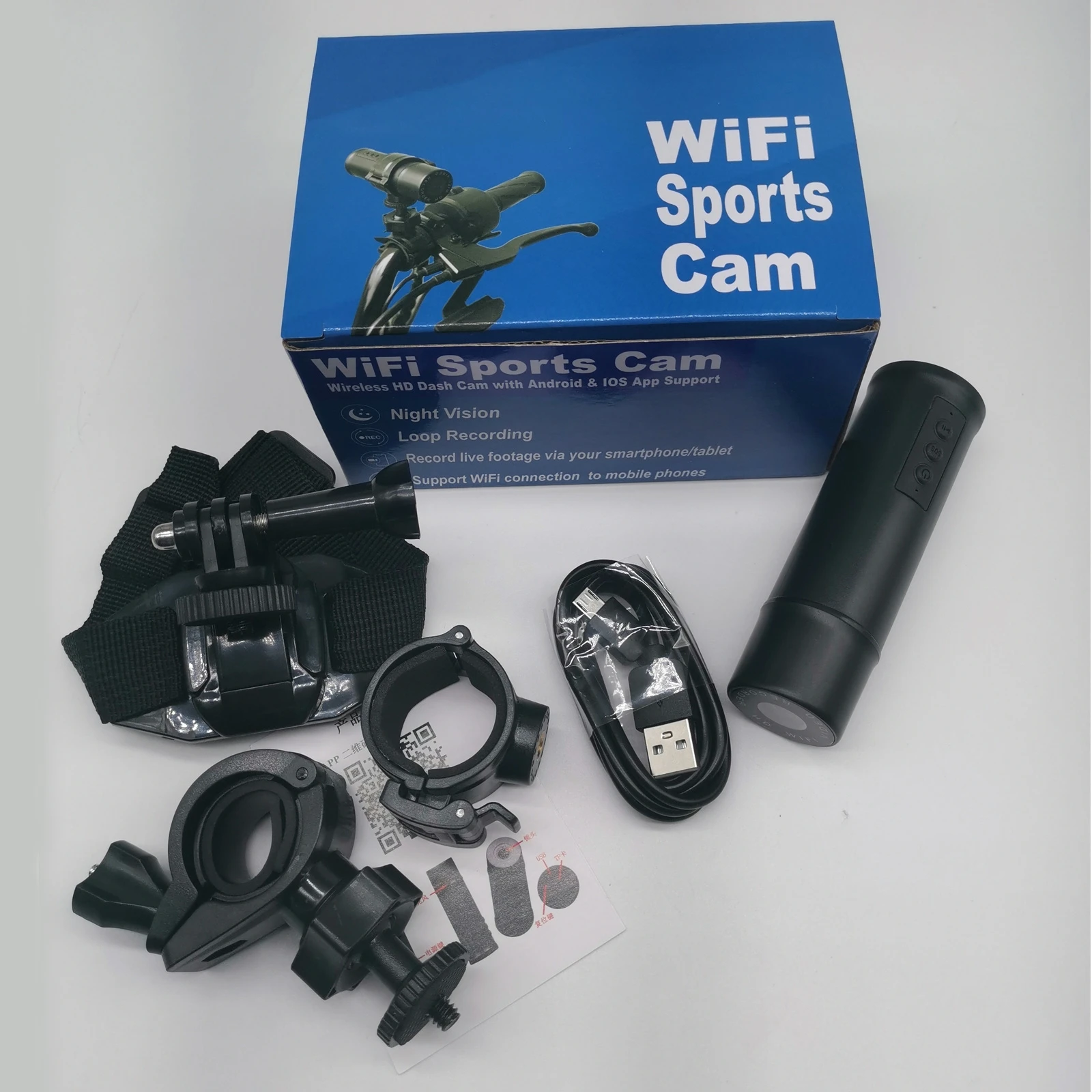 Wireless Motorcycle Driving Recorder 12 Hours Endurance IP65 Waterproof 1080P Sports Scooter DV Camera Bike Helmet Action DVR