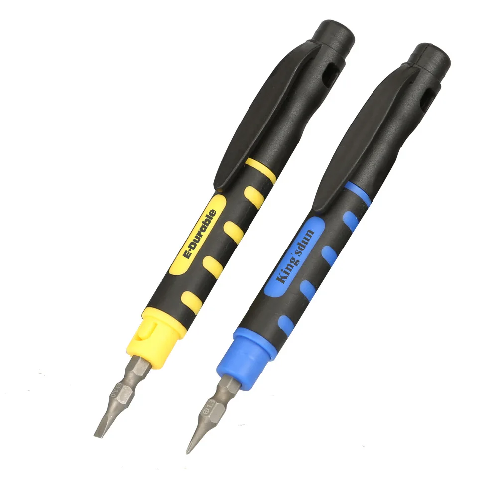 Multi Purpose Screwdriver Pocket Pen Screwdrivers Convenient DIY Disassembly Repair Tool Portable One Word Phillips Screwdriver