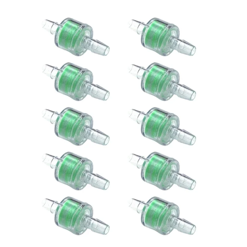 10PCS Aquarium Air Pumps Check Valves Protector Check Valves for Fish Tanks Joint Tubes Hose for Household Aquarium