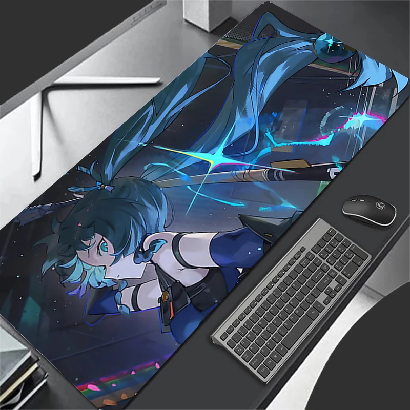 Mousepad Computer Gaming Accessories Keyboard Pad Office Rubber Mouse Pad Decoracion Desk Z-zenless Zone Zero Qingyi Mouse Mat