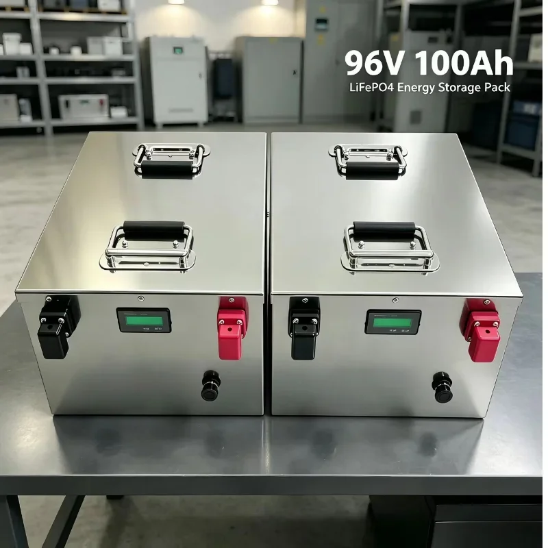 96V 100Ah LiFePO4 Energy Storage Cabinet Unit, Equipped With Embedded BMS Circuit, Deep‑discharge Lithium