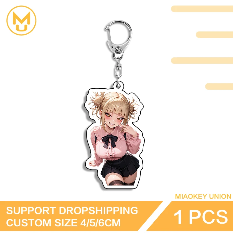 Toga Himiko Beautiful Waifu Big Boobs Key Holder Enchanting Pendant Keychain Fancy Premium Suitable For Toys Hobbies Gifts