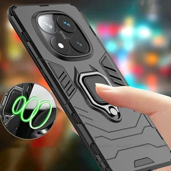 For Redmi Note 14 Pro Case Cover Xiaomi Redmi Note 14 Pro Plus Capas Shockproof Ring Magnetic Holder Fundas Redmi Note 14 Pro 5G