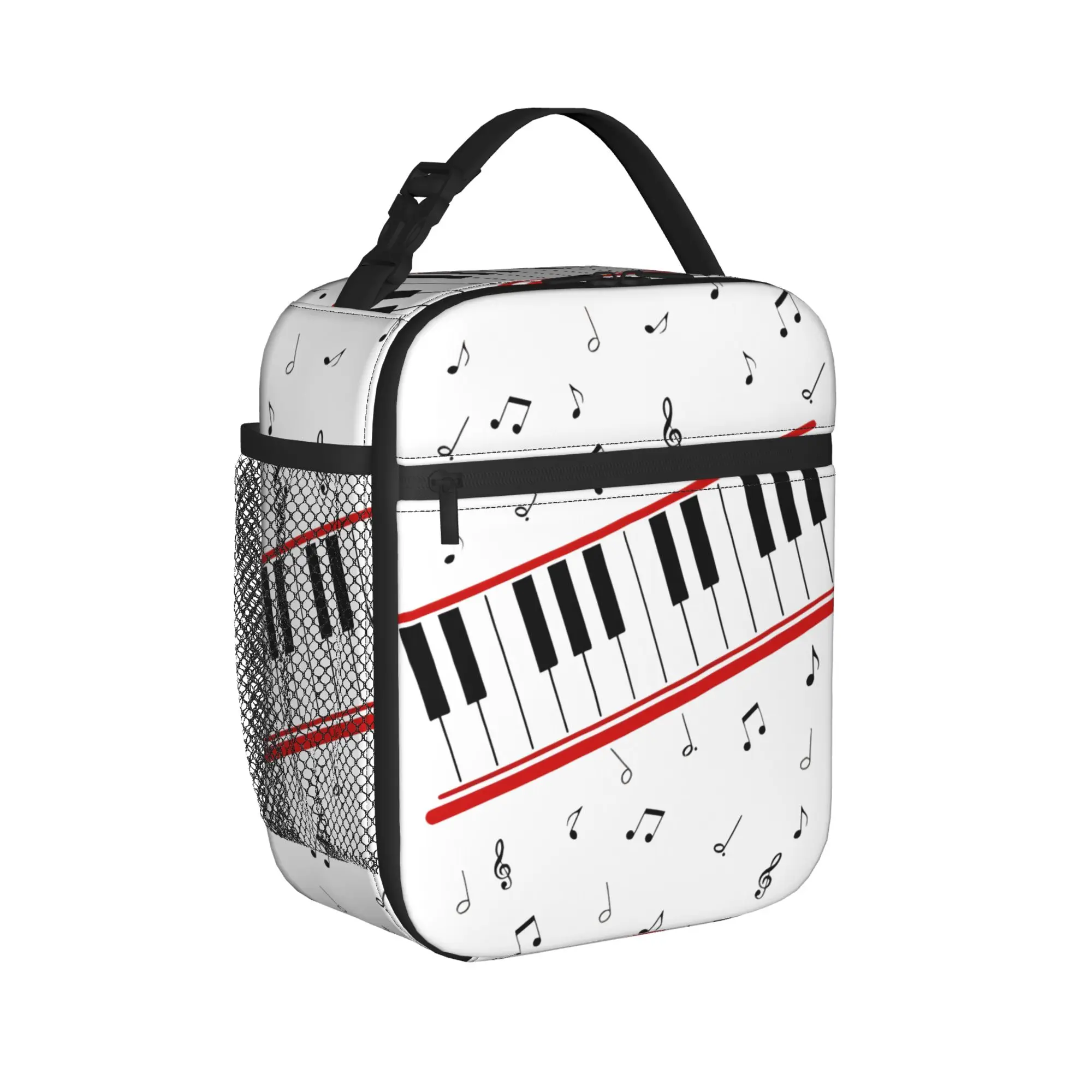 Beat It MJ Pop King Piano Insulated Lunch Bag M-Michaels Lunch Container Thermal Bag Tote Lunch Box Beach Travel Bento Pouch