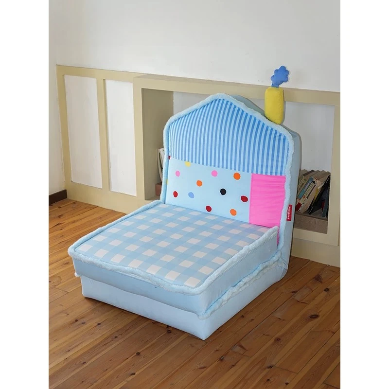 House Lazy Sofa Foldable Sofa Bed Tatami Seat Bedroom Single Sofa Chair Dual Use