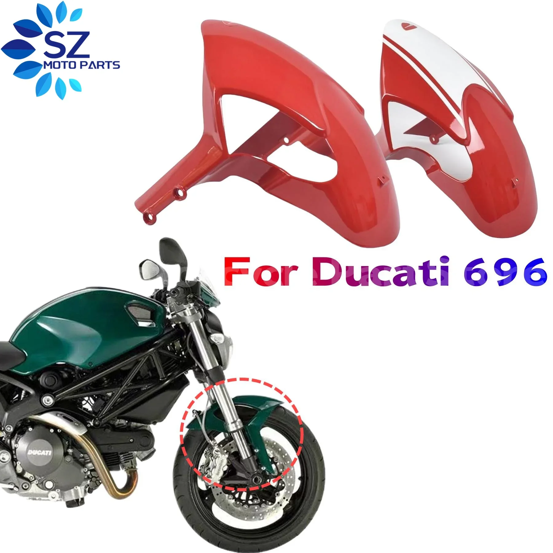 

Подходит для Ducati MONSTER 696 795 796 1100 1100 1100S EVO, аксессуары для мотоциклов, переднее крыло, брызговик, грязезащитный обтекатель
