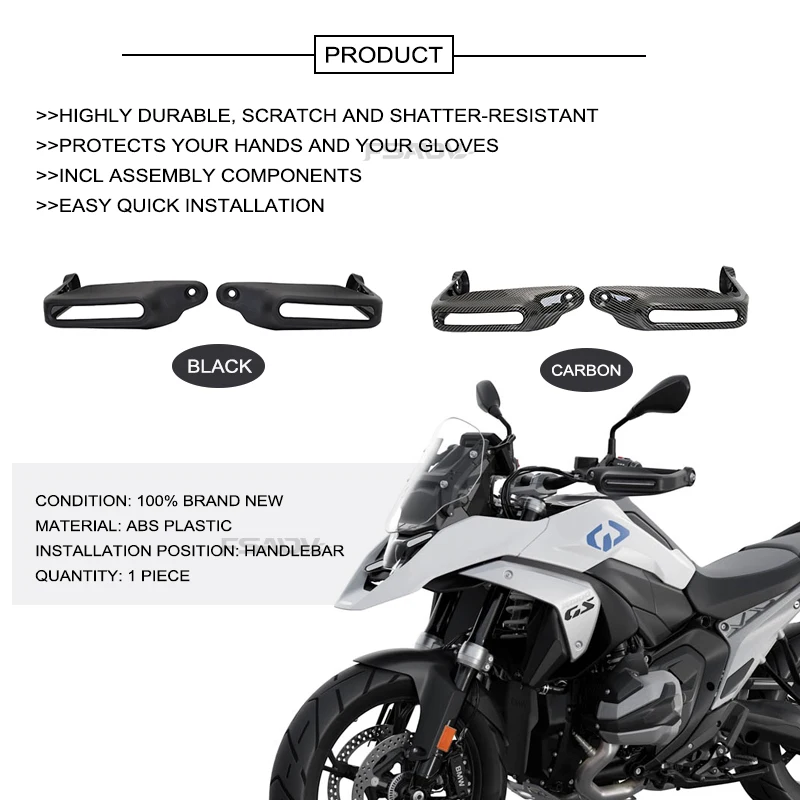 Motorcycle Hand Guards Brake Clutch Lever Protector Handguard Shield For BMW R1300GS R 1300 GS R1300 GS ADV GS1300 2023 2024