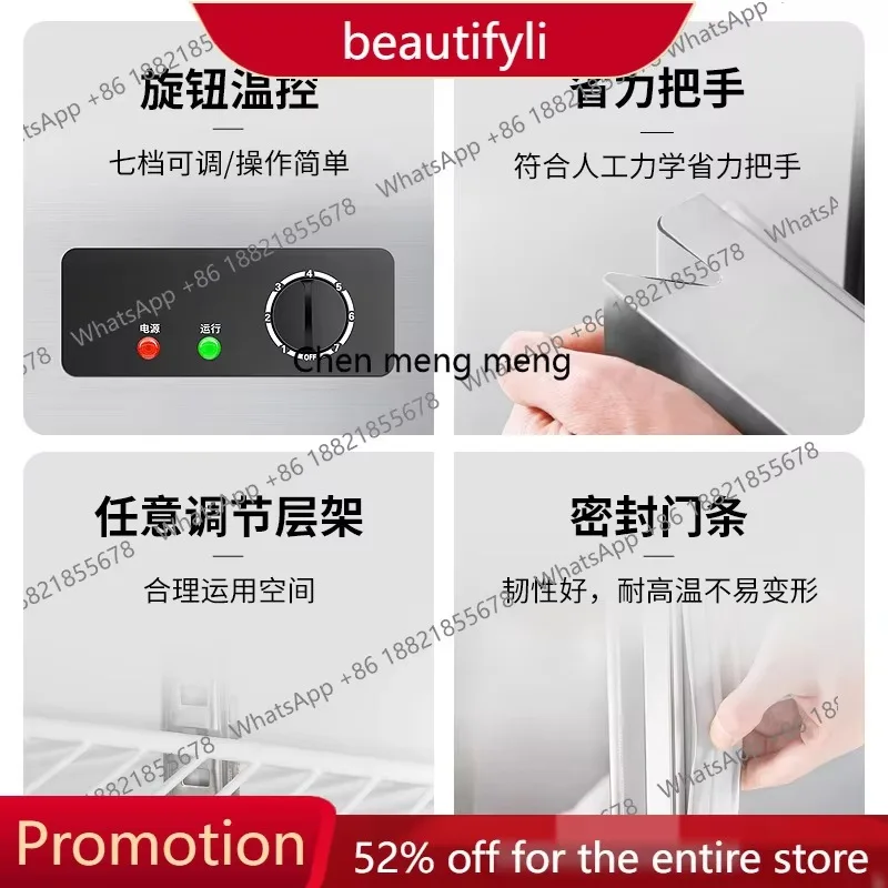 Fruit fishing display cabinet spray refrigerated salad table slotted commercial fresh-keeping cabinet refrigerator