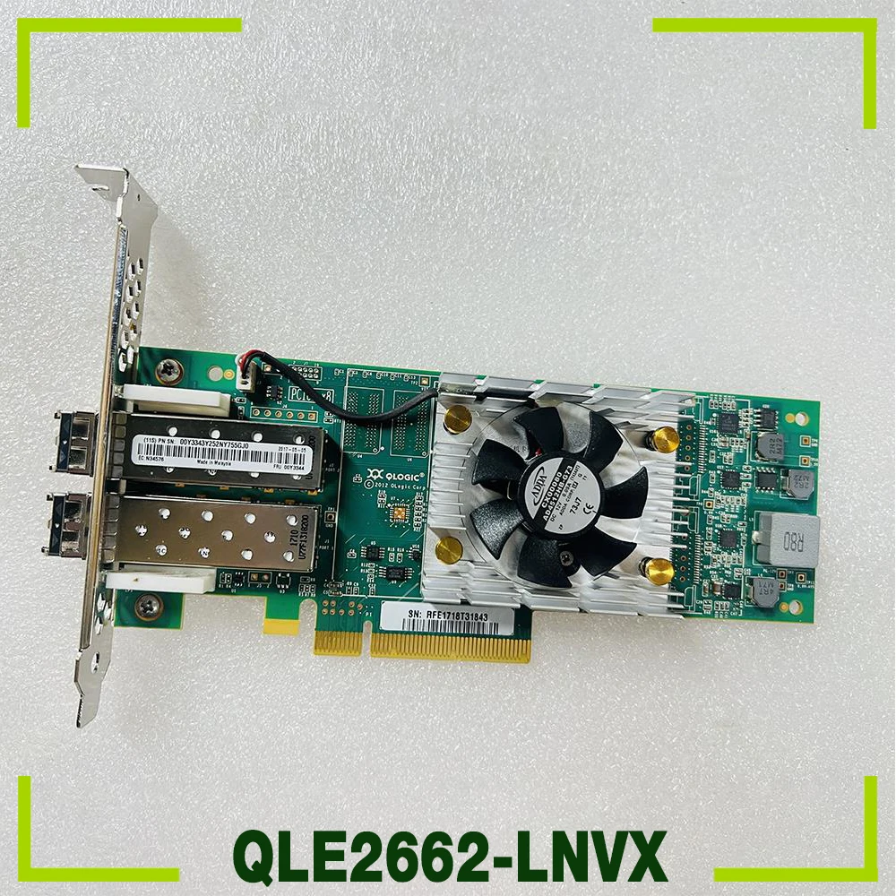 For Lenovo 00Y3341 00Y3344 00Y3343 16G Dual Port HBA Card QLE2662-LNVX