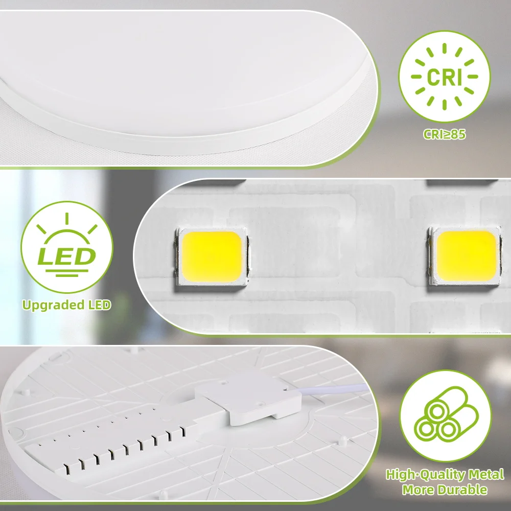Bathroom Light LED Ceiling Lamp AC85-265V IP44 Led Panel for Living Room kitchen Indoor Lighting 20W 30W 40W 50W Ceiling Lamp