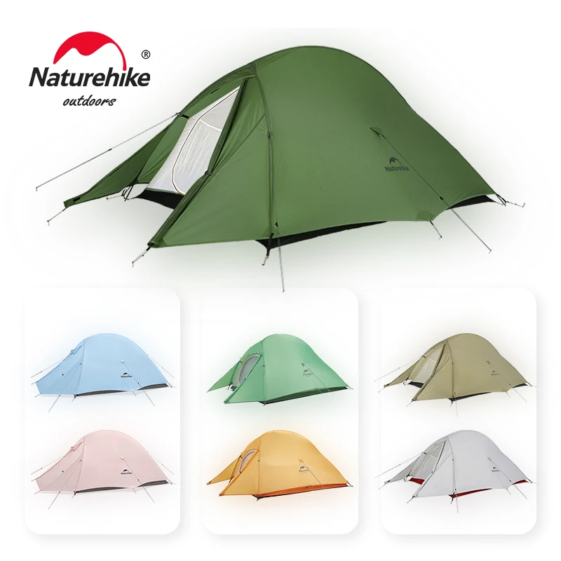 Naturehike Cloud Up 1, 2 y 3 personas tienda de campaña ultraligera impermeable tiendas de senderismo senderismo mochilero refugio tienda de viaje