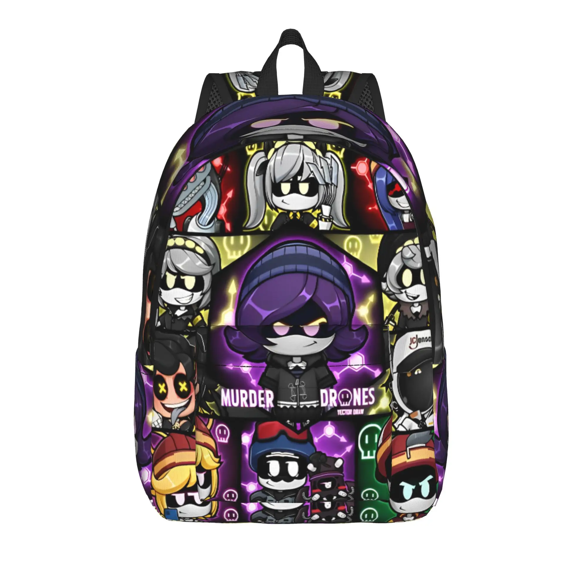 

Murder Drones Backpack Anime Daily Backpacks Women High Quality Print High School Bags Cool Rucksack