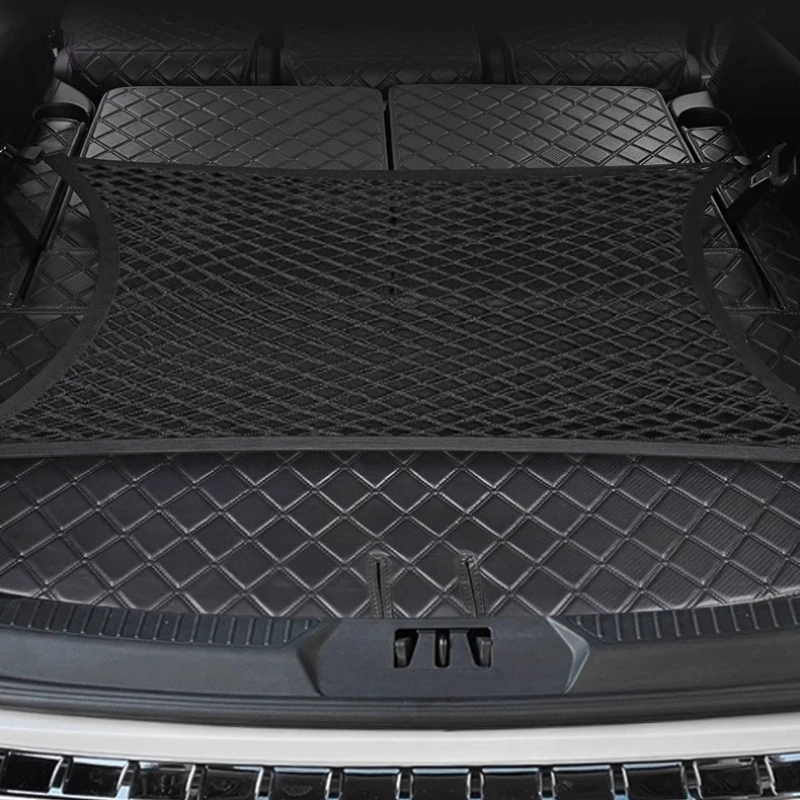 For Ford Explorer 2020-2024 Modified Trunk Mesh Pocket Luggage Fixed Network Storage Storage Vertical Network Car Accessories