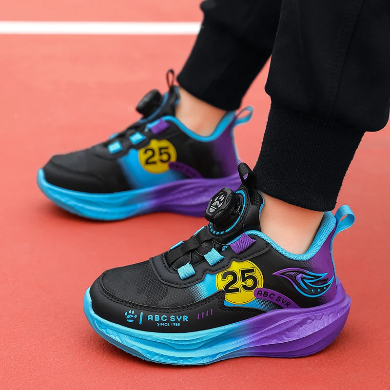 

Children's Breathable Basketball Shoes Non-Slip Sports Training Outdoor Jogging Sneakers Athletic Shoes for Boys And Girls