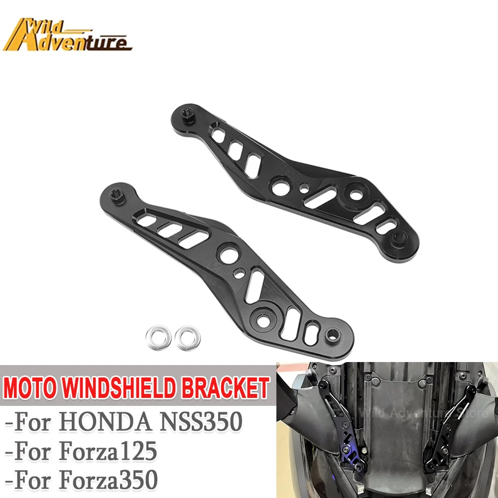 

Motorcycle Windshield Bracket Fit For HONDA NSS350 For Forza125 For Forza350 Windshield Fixing Bracket Front Lift Bracket Base