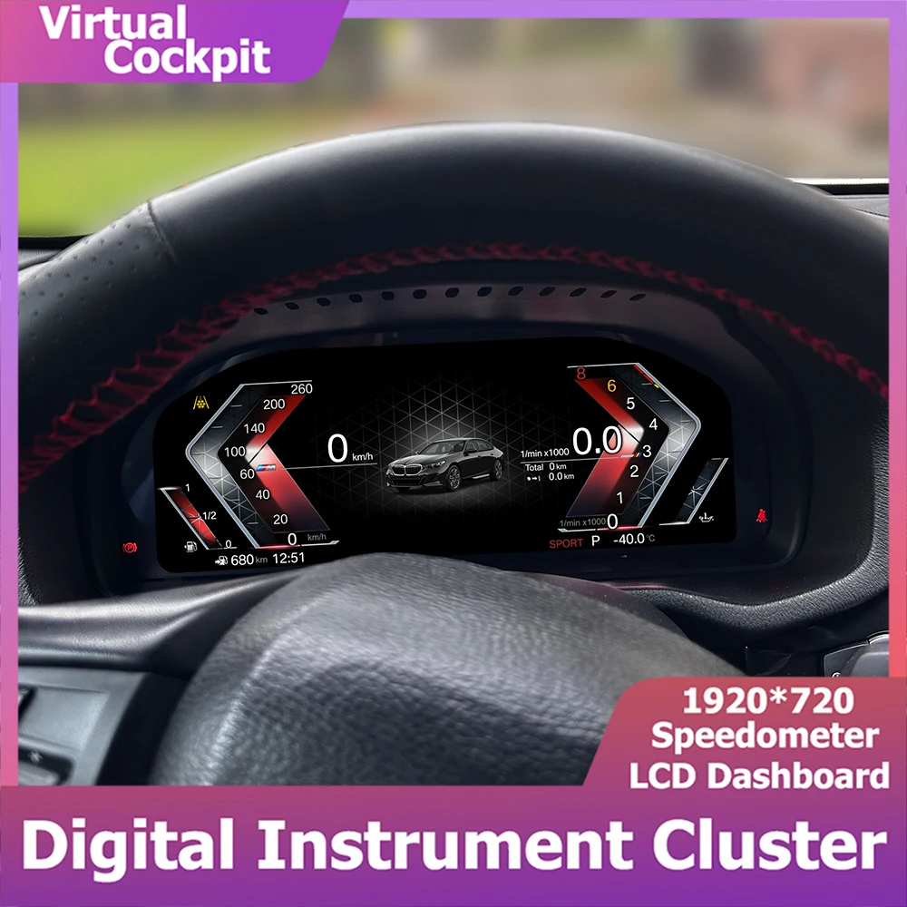 

Цифровая приборная панель, приборная панель CarPlay Cockpit для BMW 5 6 7 F01 F02 F03 F04 F06 F07 F10 F11 F12 F13 F18 HUD Спидометр