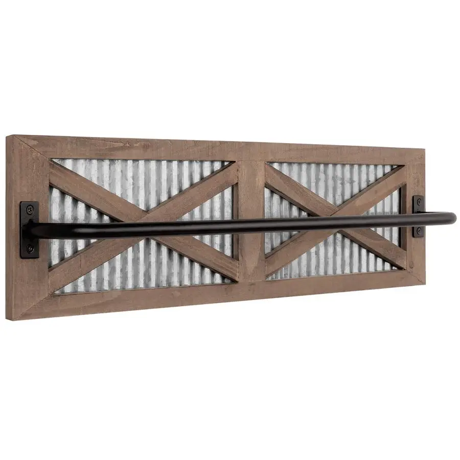 

Деревянная вешалка для полотенец в стиле фермерского дома, 24 шт. – фурнитура для ванной комнаты в деревенском стиле и кухни в стиле кантри