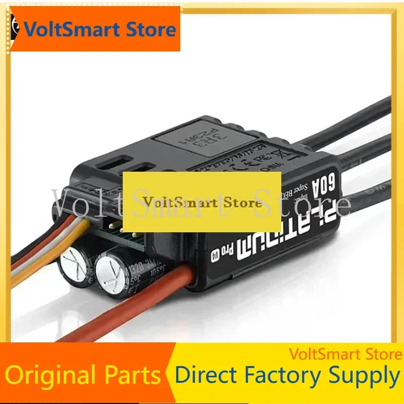 Контроллер скорости VoltSHobbywing Platinum V4 25A 40A 60A 80A 120A ESC, 3-6S, бесщеточный, с BEC 5V/8A для радиоуправляемых самолетов и моделей с фиксированным крылом
