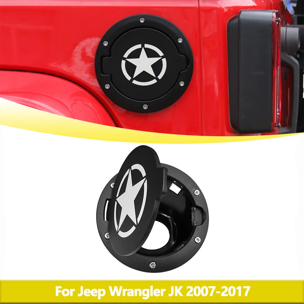 

Fuel Tank Cap for Jeep Wrangler JK JKU 2007 2008 2009 2010-2017 Tank Cap Cover Tuning Parts Car Styling Exterior Accessory ABS