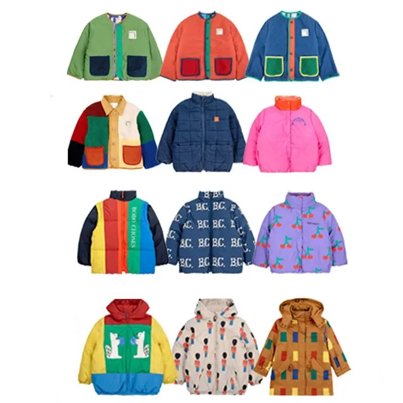 Pre-vendita (nave in ottobre) 2024 BC autunno bambini vestiti neonata inverno cotone vestiti ragazze cappotto bambini gilet per bambini piccoli