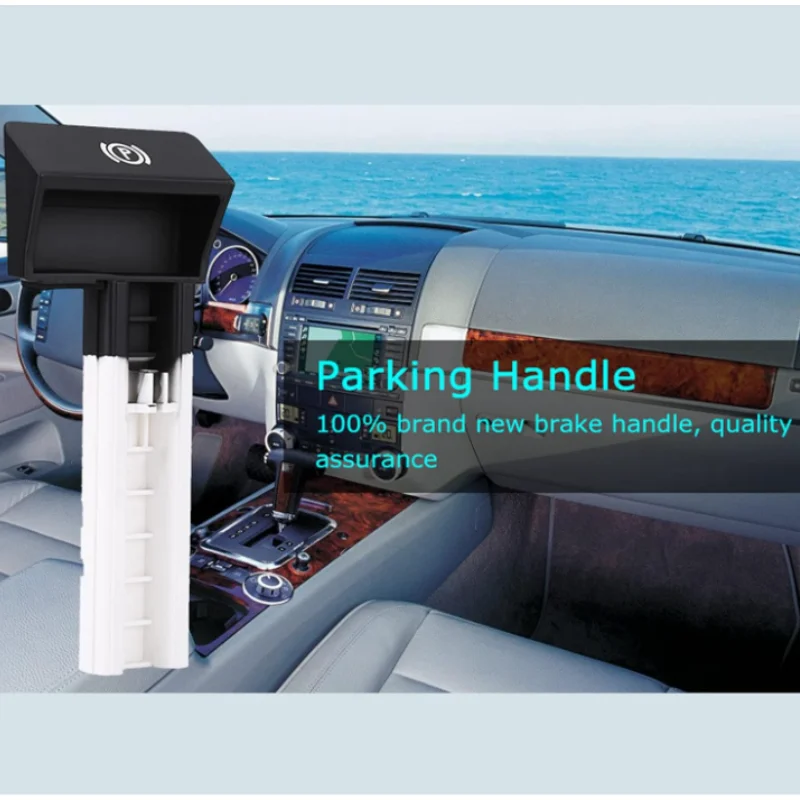 7L6711878F Car Parking Handle, Emergency Handbrake Handle Release Parking Brake Release Handle For  VW Touareg 2003- 2010