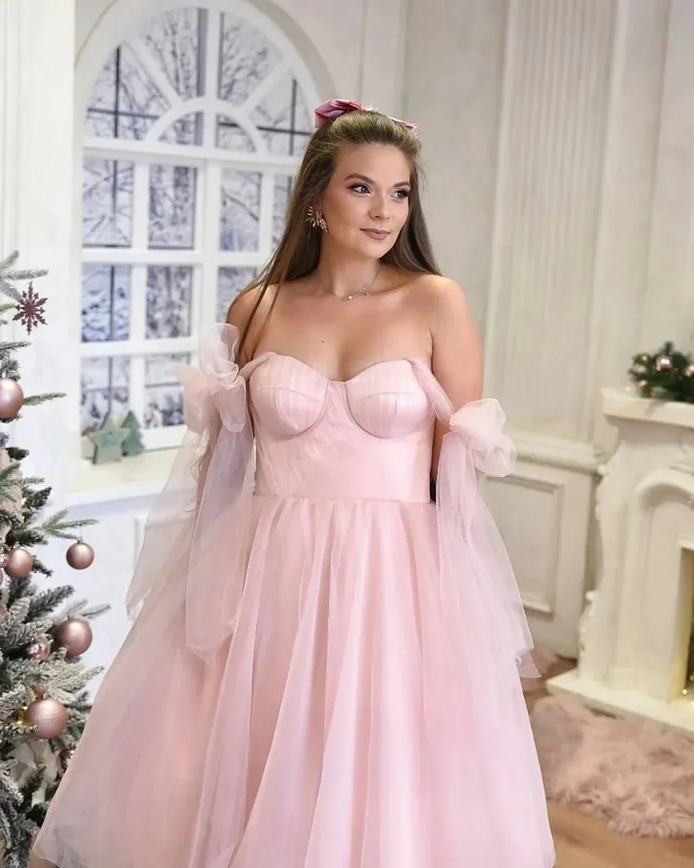 ショート女性のイブニングドレス女性フォーマルオケージョンドレスカスタマイズされたドバイイブニングドレス高級ウェディングパーティードレス