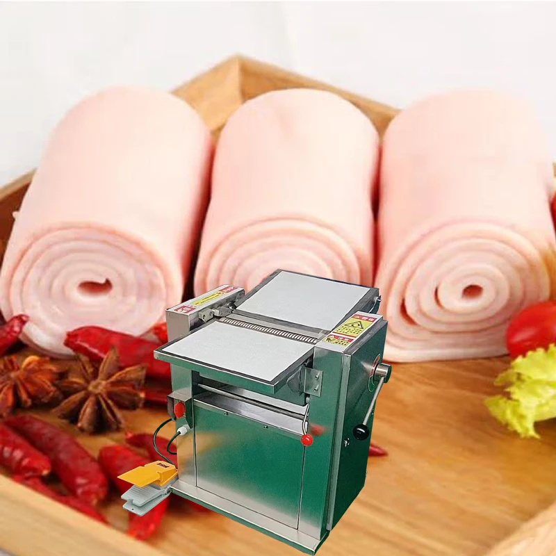 자동 돼지 가죽 기계 돼지 가죽 오일 제거제 자동 스키닝 기계