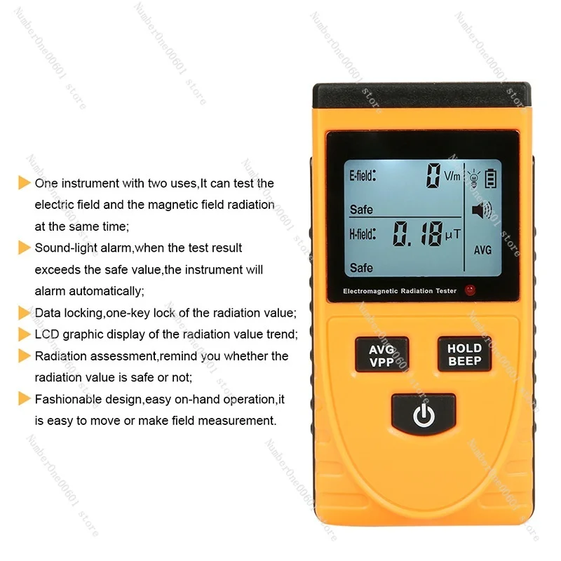 Gm3120 Electromagnetic Radiation Tester Household Appliances Detection Office Equipment Mobile Phone Computer Radiac Set