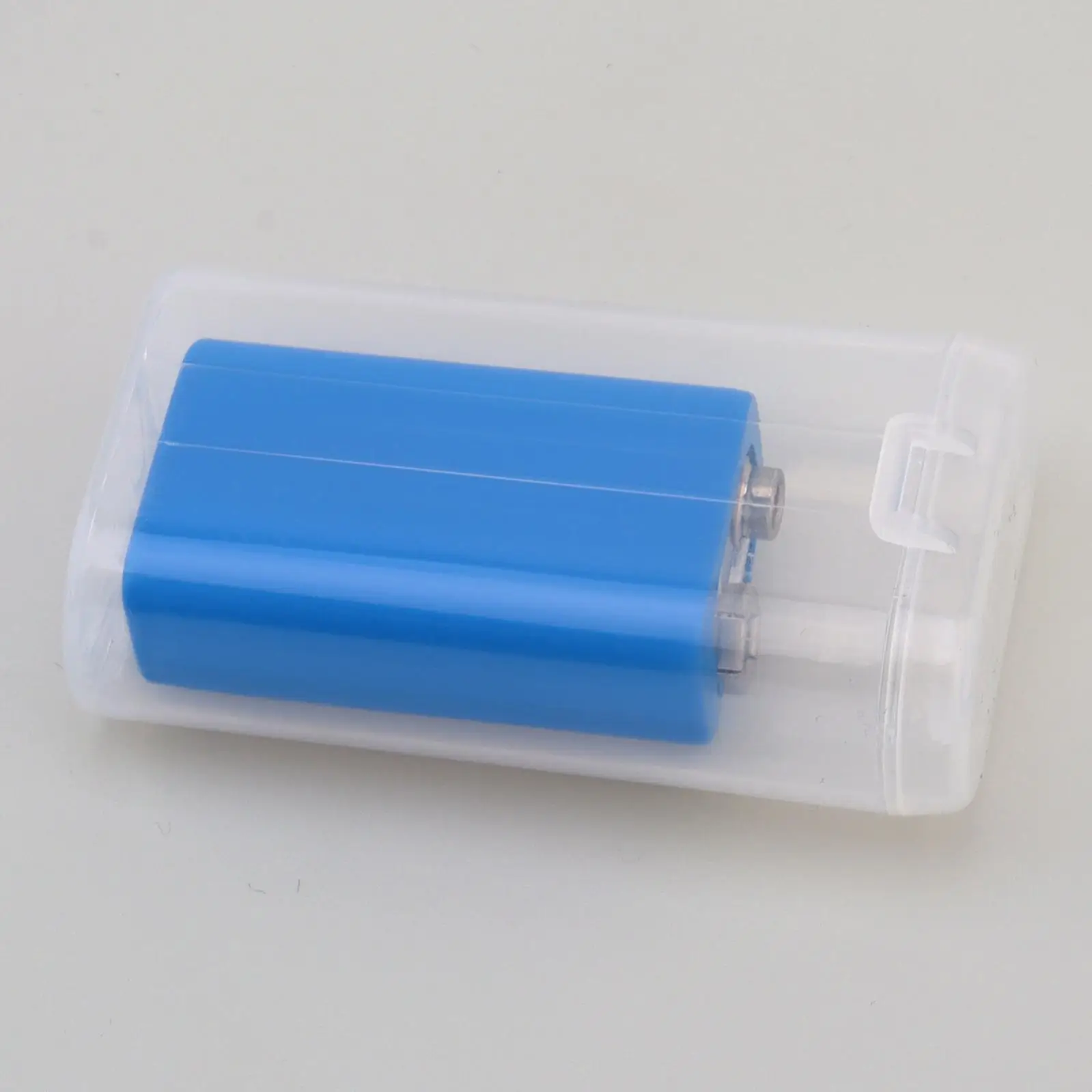 غطاء علبة بطارية آمن من البلاستيك الشفاف صندوق حمل محمول لتخزين بطاريات 2 × 18650 صندوق أكريليك شفاف