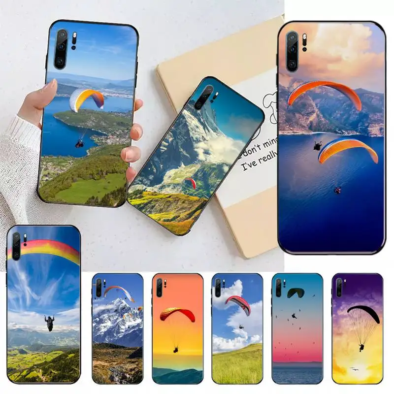 Paragliding Sport Paraglider Phone Case For Huawei honor Mate 30 40 50 20 8 70 5 9 10 Pro P x i s y Lite nova