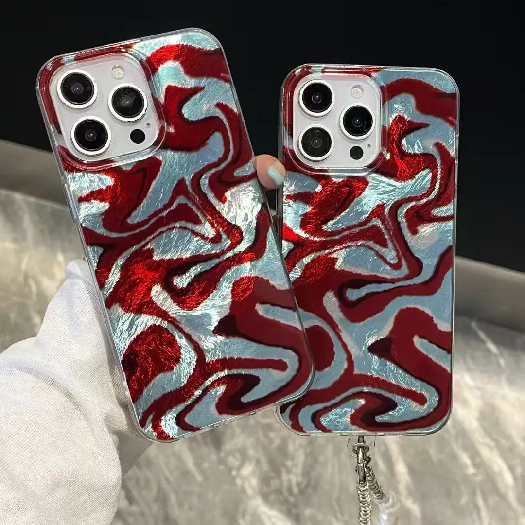 เคสโทรศัพท์หนังลายนูนหรูหราสำหรับ iPhone 15 14 13 12 PRO MAX กรอบสีทึบตัวหนังสือแฟชั่น