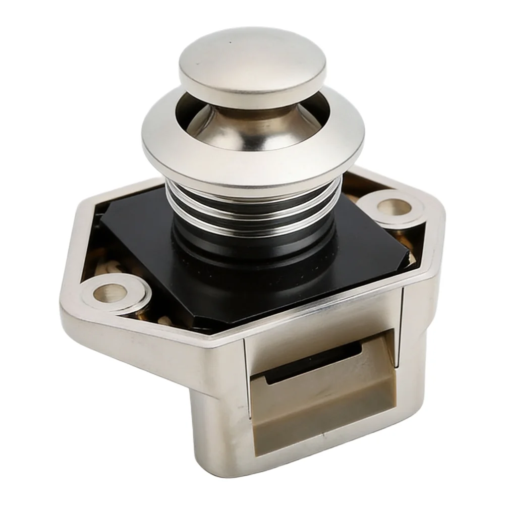 Camper Door Locks Cabinet Door Catch Parked Size Trumpet Compact Size Easy Installation Secure Storage Solution