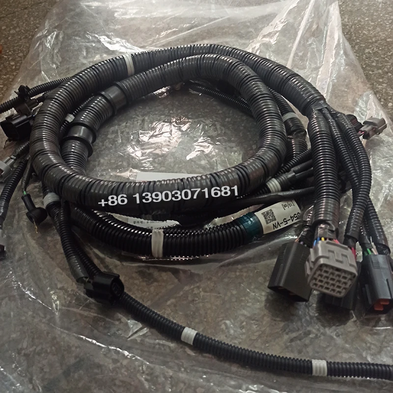 High Quality Original 4JJ1 Engine Wire Harness 8-98035054-4 8-98035054-5 For Isuzu Excavator Spare Parts Wring Harness