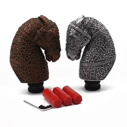 Car Styling Horse Head Shaped Car Gear Shift Knob Universal Fit Manual Transmission Stick Shift Gear Shifter Lever Knob