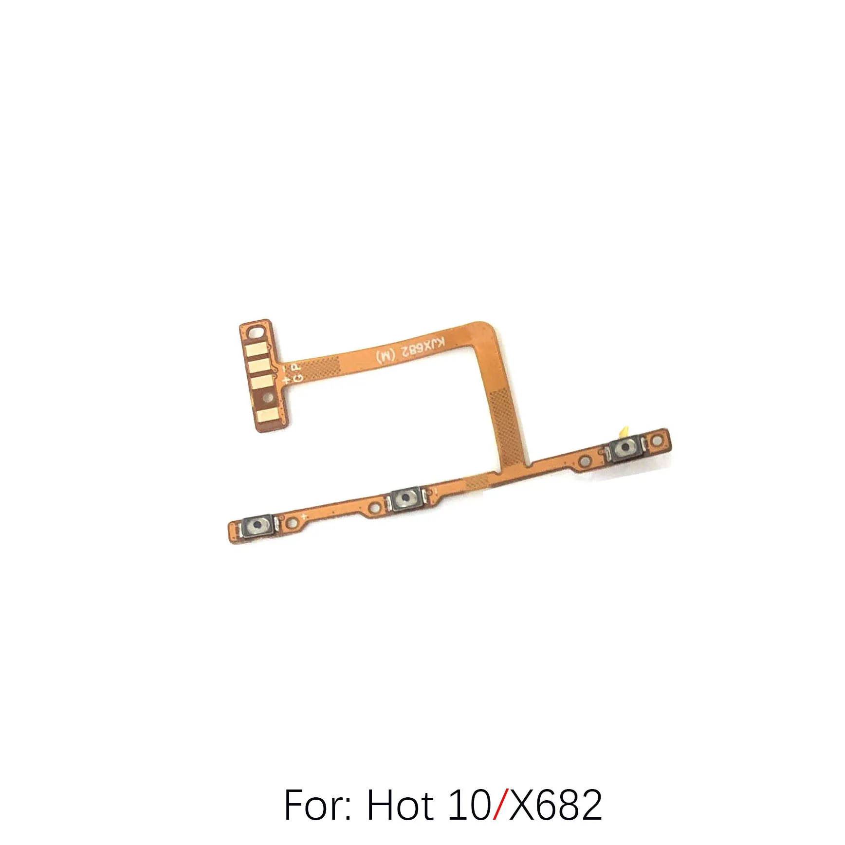 Kabel Flex tombol daya Voulme untuk infinix Hot 10 Hot10i Hot10s Hot11 Hot12 tombol samping X682 X658B X689 X675 X6812 X6817