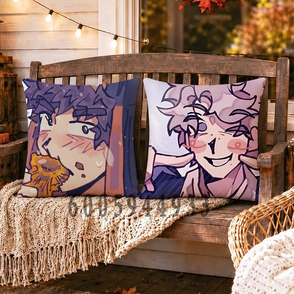game C-Cold Front Anime Celebrity Merchandise All-Match Printed Pillow Case Sofa Car Office Room Decoration Protector