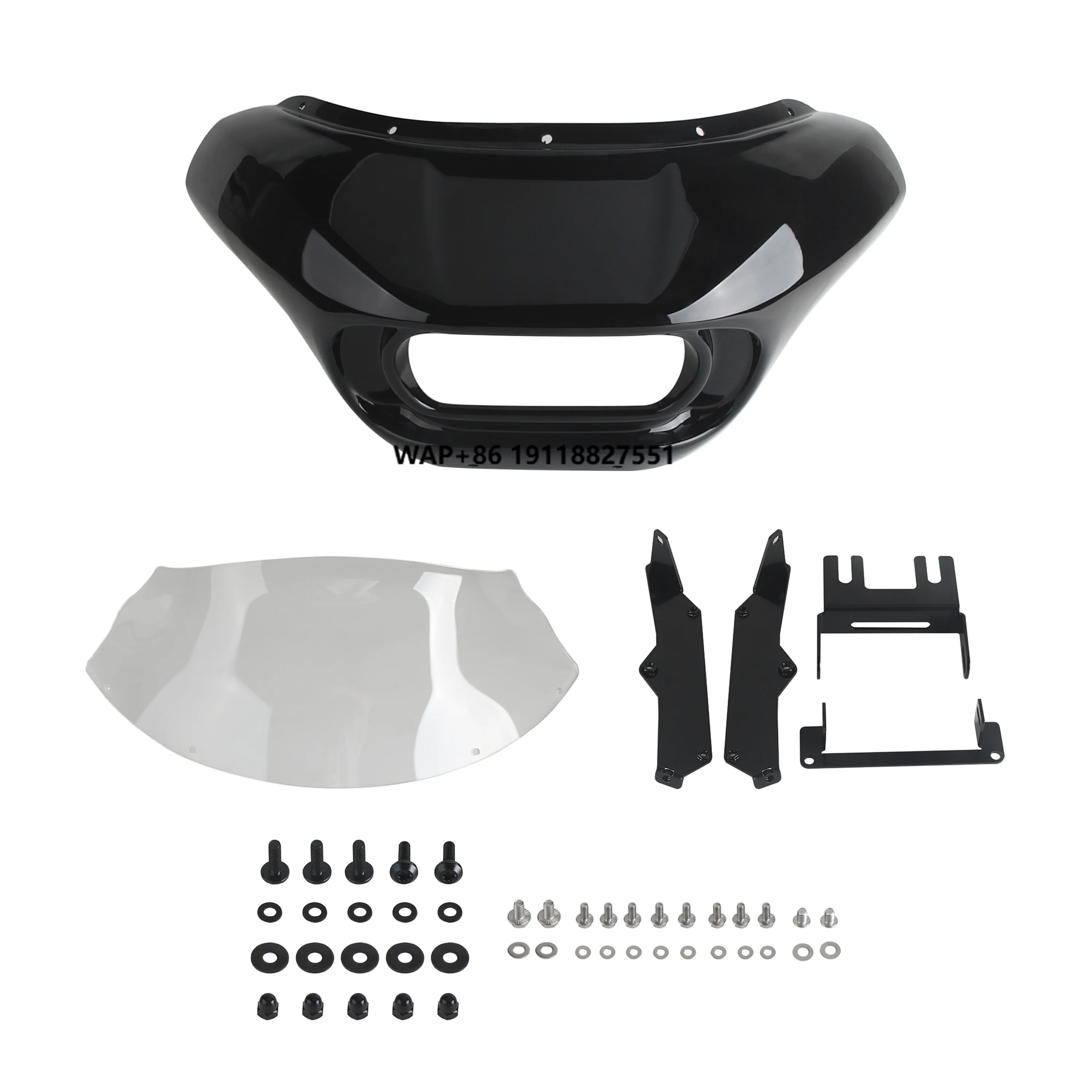 

ABS Plastic Motorcycle Fairing Motorbike Frame Accessories Back Clear Fairing Headlamp Bodywork Windshield Fit for Model