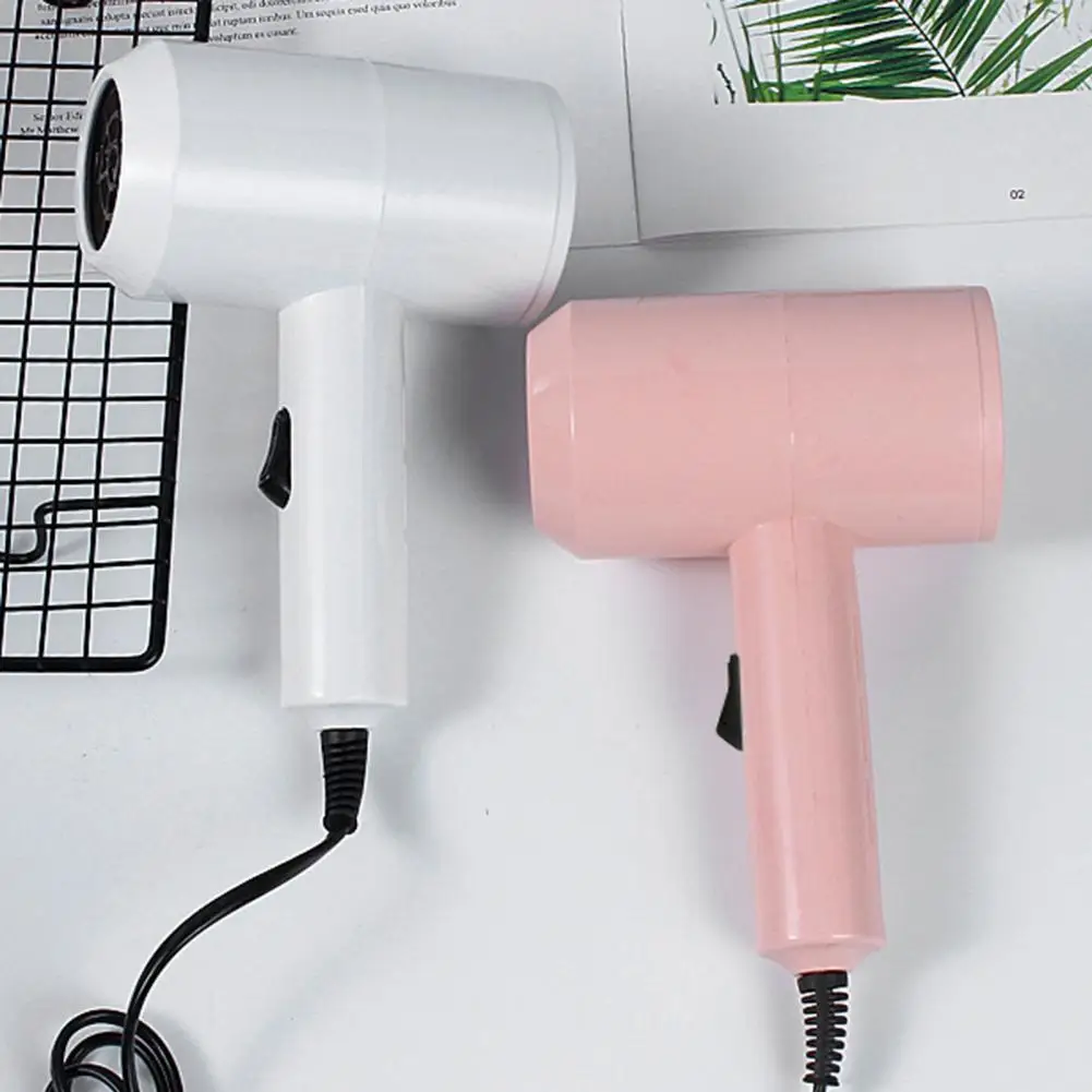 Hair Blow Dryer Useful Lightweight Hair Dryer Creative Rotating Nozzle Mini Hair Dryer for Girl