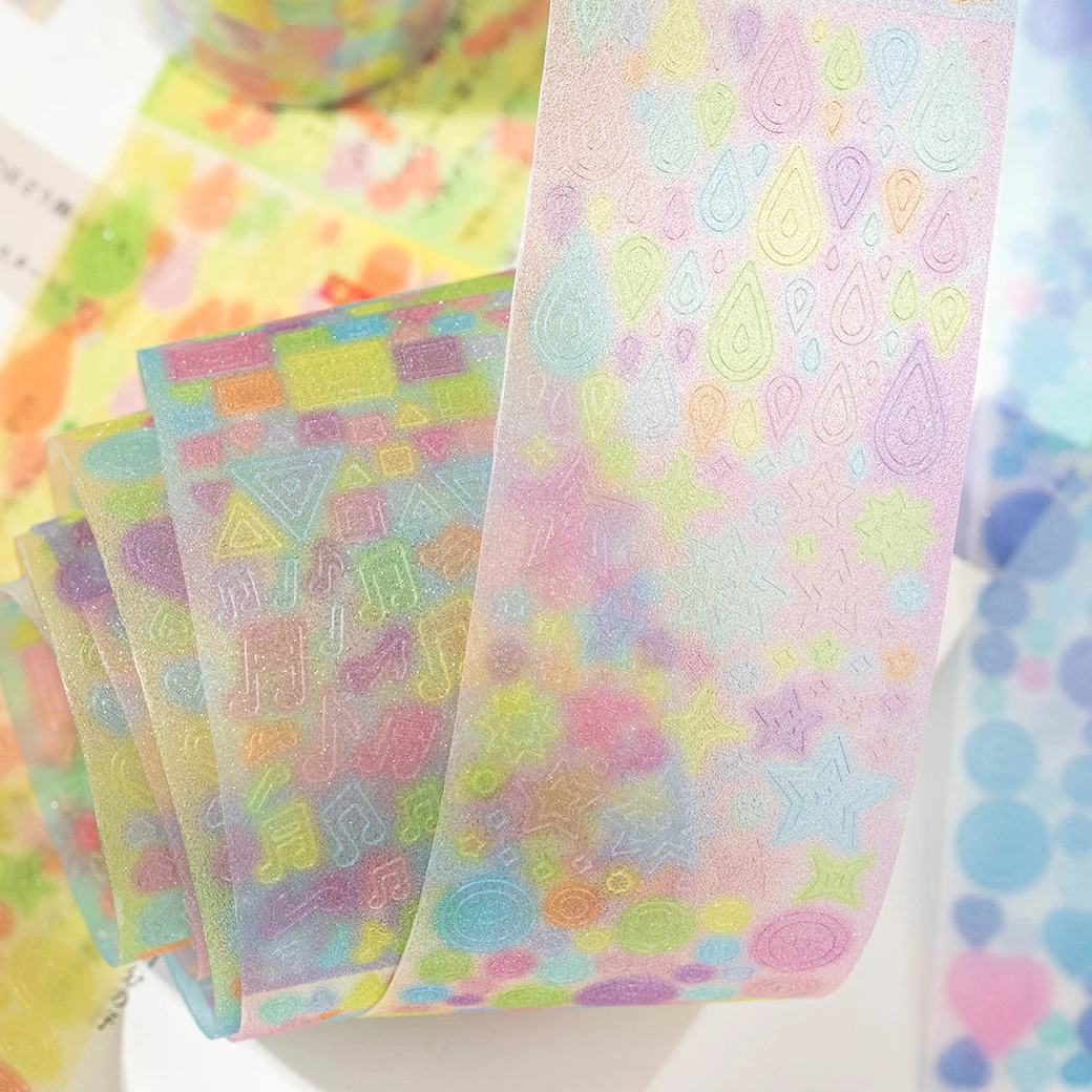 50mm * 2m Star River Roll Serie Kawaii Washi Adesivi Nastro adesivo Manuale creativo Decorazione Scrapbook fai da te Materiale base