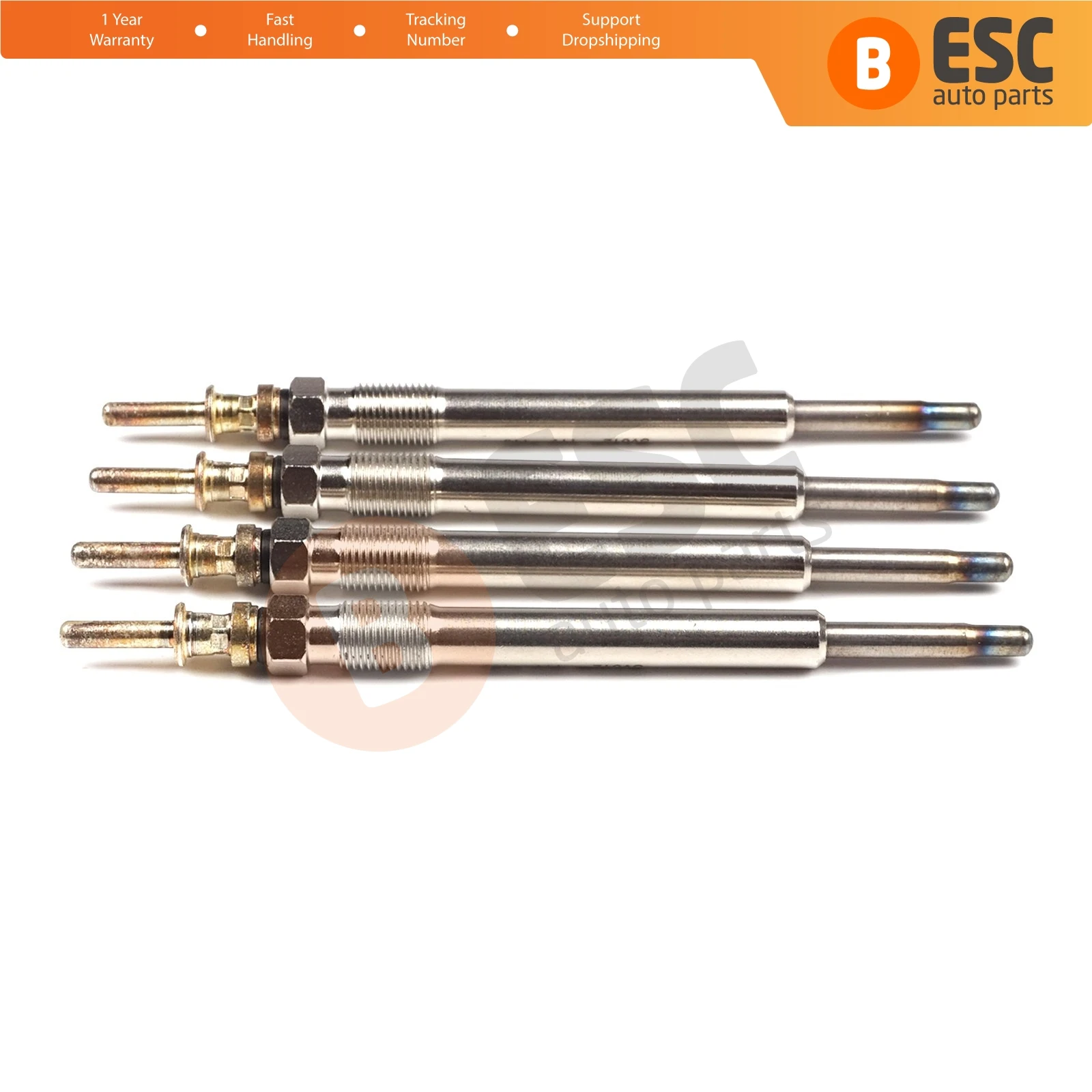 ESC Auto Parts EGP39-1 4 Pcs Heater Glow Plugs GX133, 0 100 226 370, GN025 for BMW E38 740d Fast Shipment Ship From Turkey