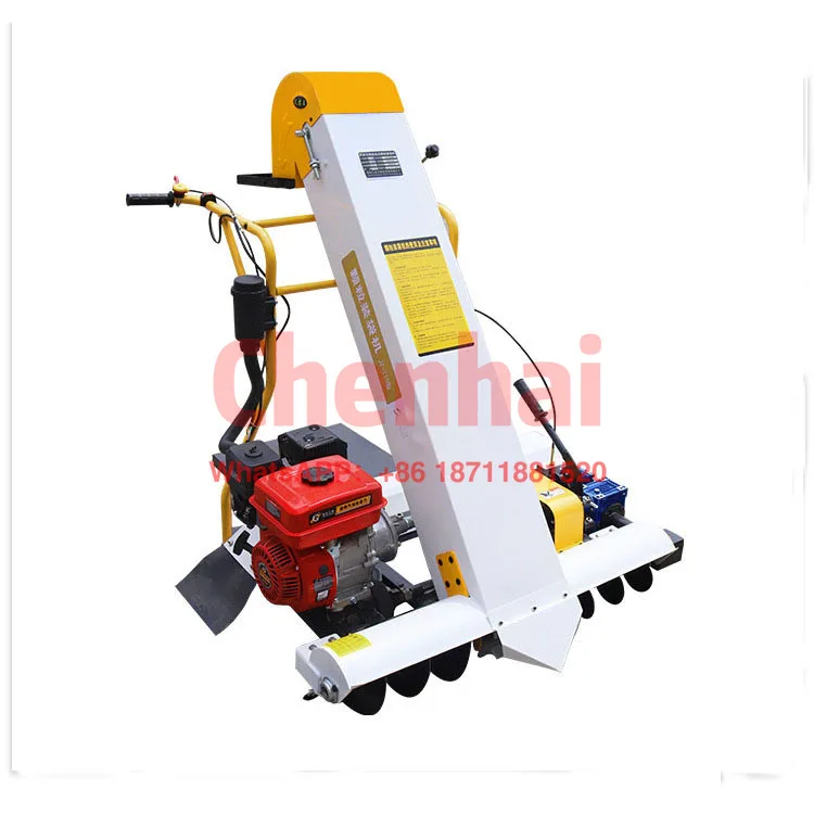 

Wheat and rice granule bagging machine Gasoline powered grain collecting machine