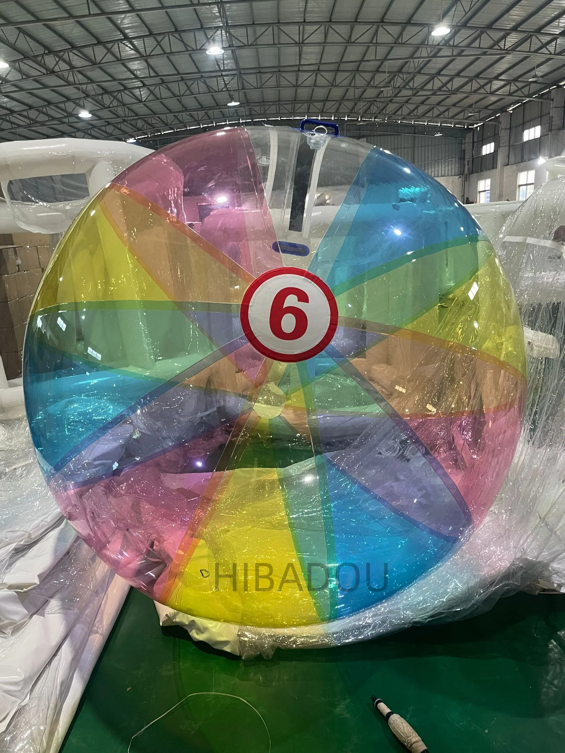 2m Dia TPU Opblaasbare Water Lopen Bal Opblaasbare Water Lopen Bal Zorb Bal Menselijke Hamster Binnen Dacing Bal Uitverkoop