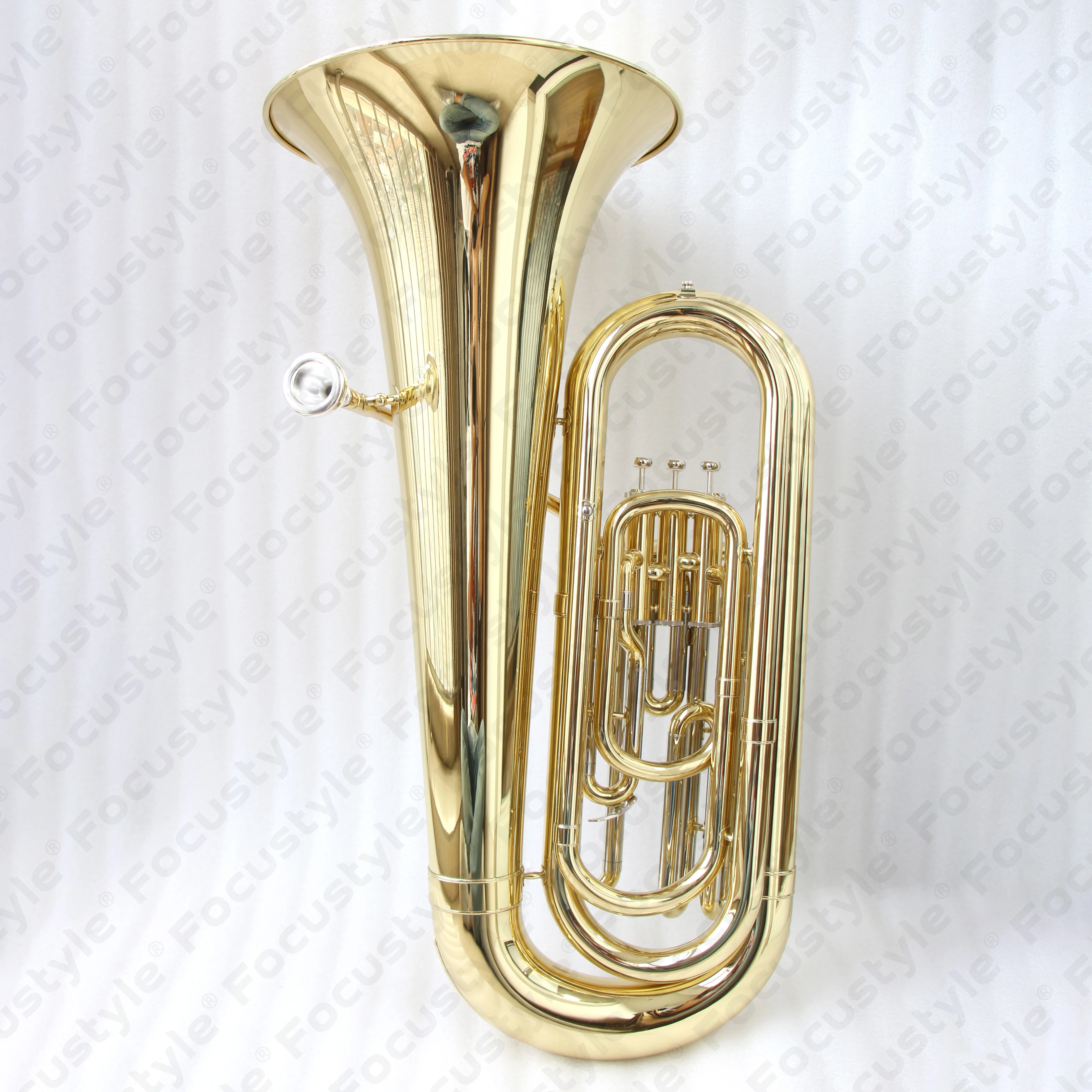 

Hooqu High Quality BB Tuba Good Quality Brass Tuba
