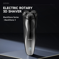 ENCHEN Electric Shaver 3D Blackstone 3 IPX7 Waterproof Razor Wet And Dry Dual Use Face Beard Battery Digital Display For Men